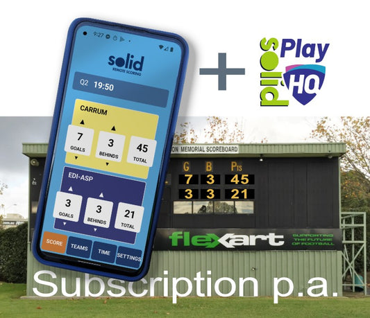 Subscription for Scoreboard Conversion PlayHQ/remote-app $380p.a.