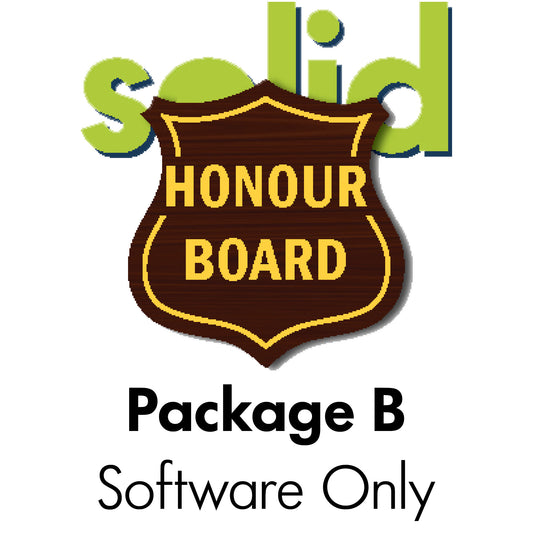 HB Package B: Digital Honour Board (software) - Full version